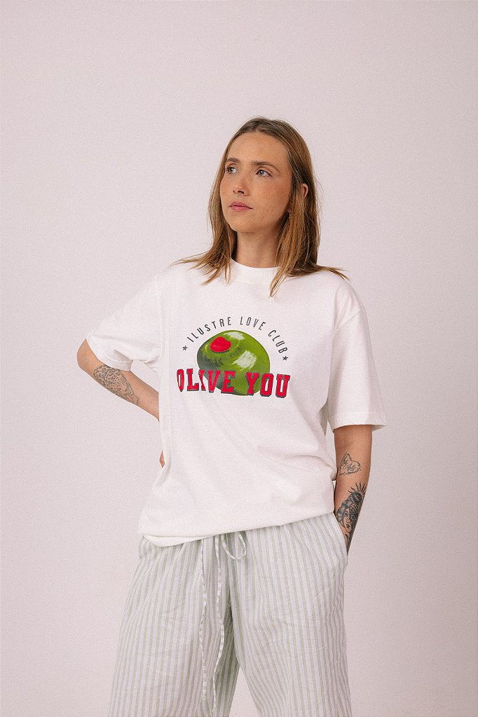 T-shirt Olive Oversized