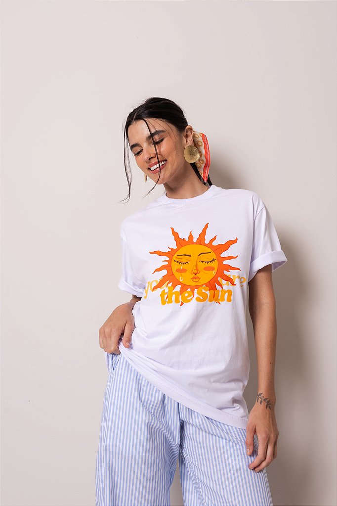 T-shirt Sol Branca