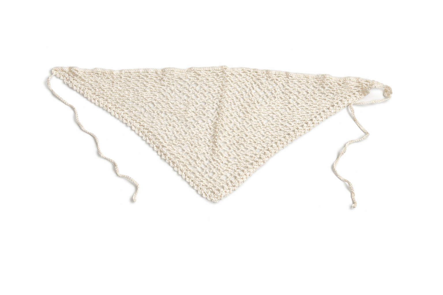 Lenço Crochê Maxi Off White