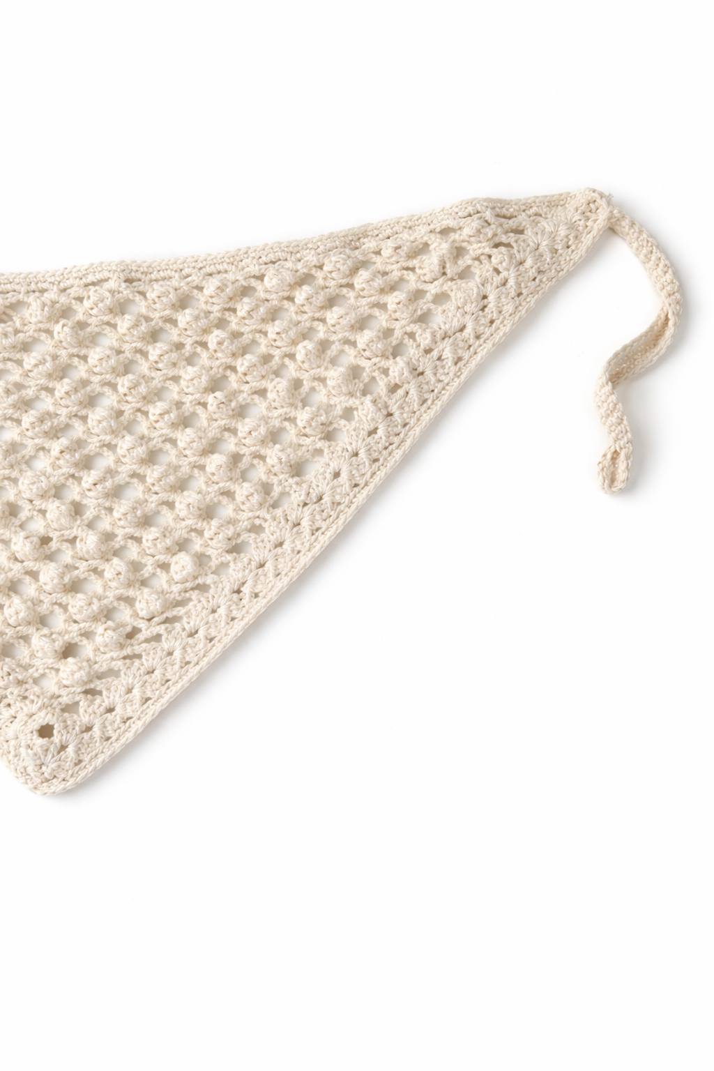 Lenço Crochê Off White
