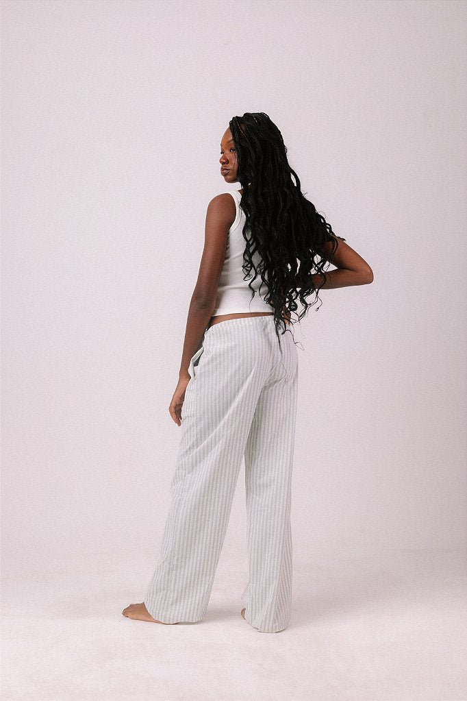 Calça Olive Listrada