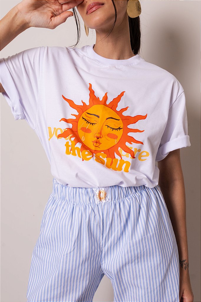 T-shirt Sol Branca