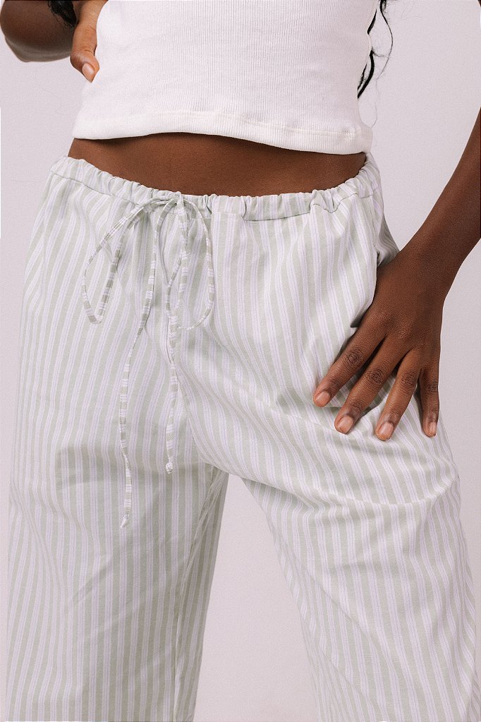 Calça Olive Listrada