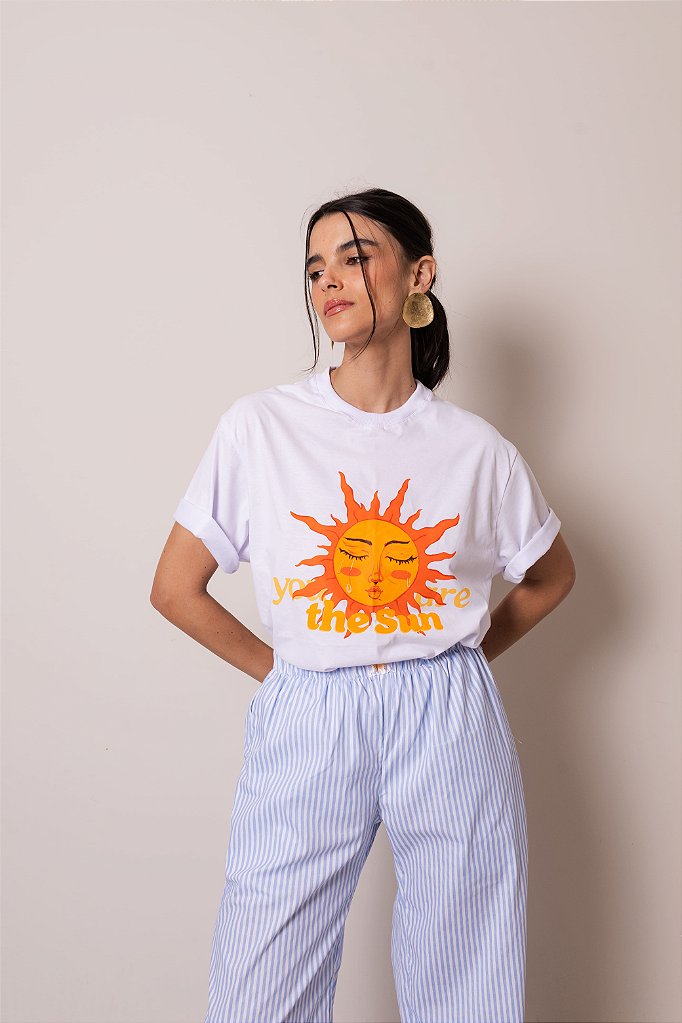 T-shirt Sol Branca